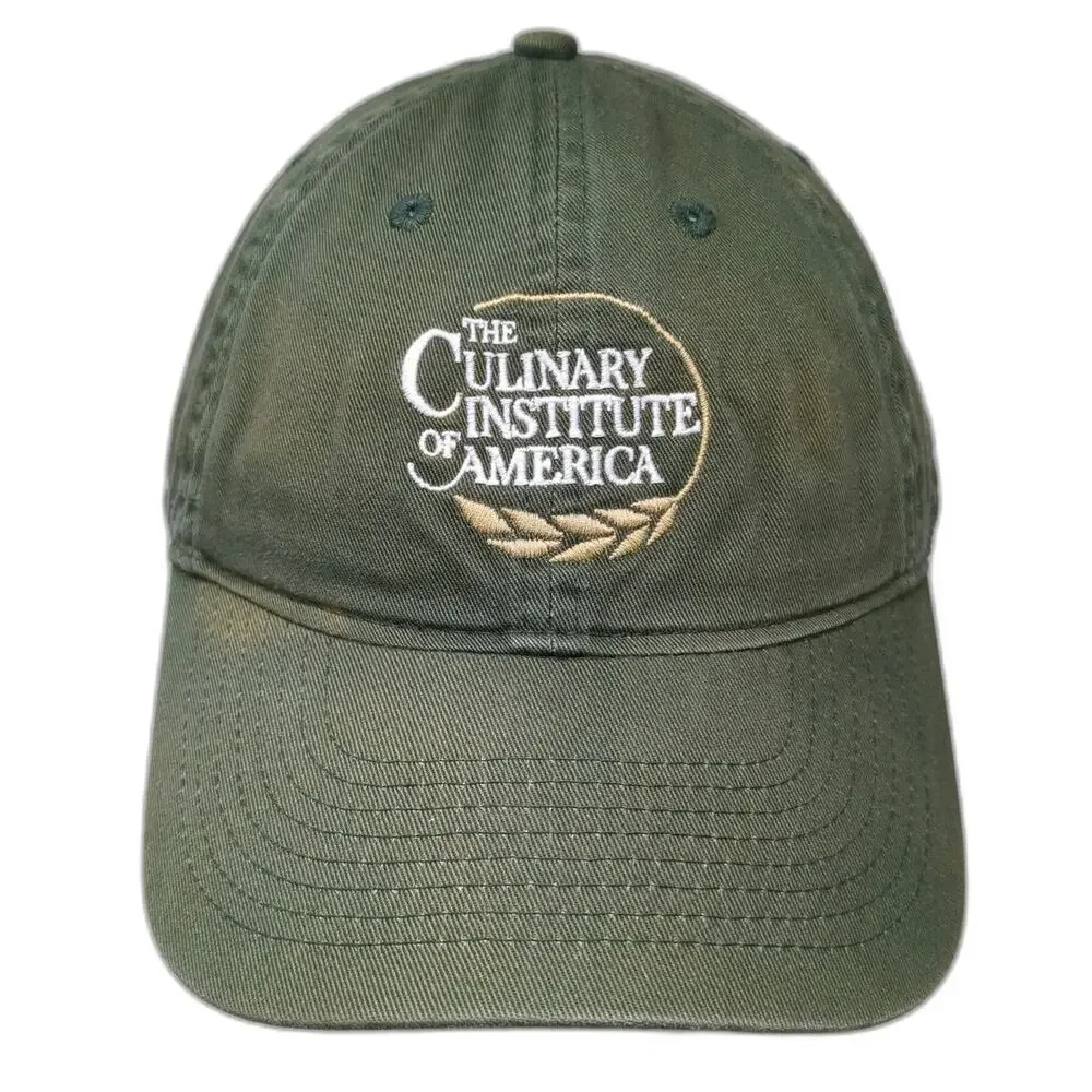Legacy Culinary Institute of America CIA Green Baseball Cap One Size Adjustable